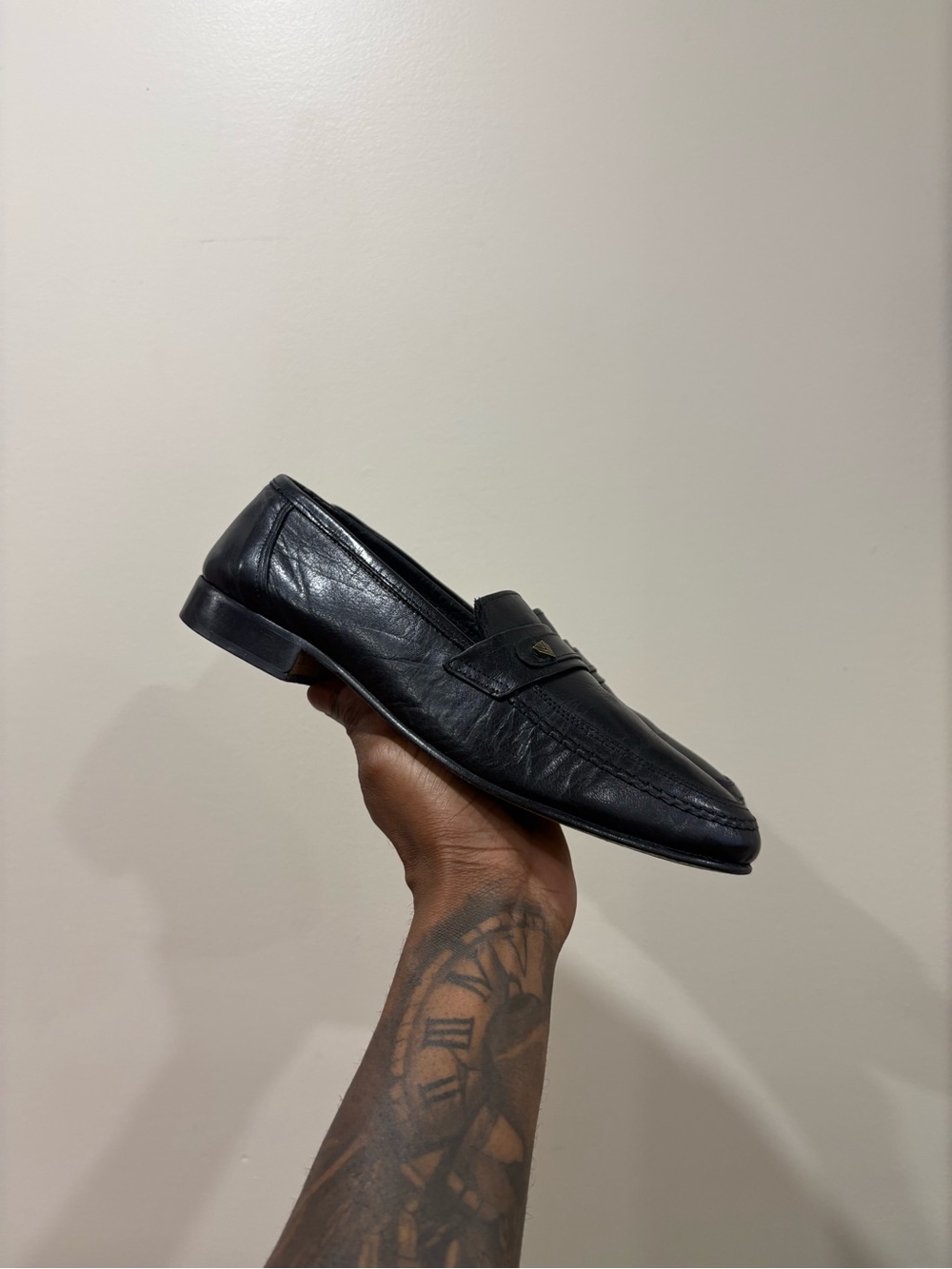 Vintage Leather Penny Loafers